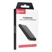 ASONİC AS-P10 10000mAh Powerbank 2 Usb Port Taşınabilir Pil Şarj Cihazı - 1